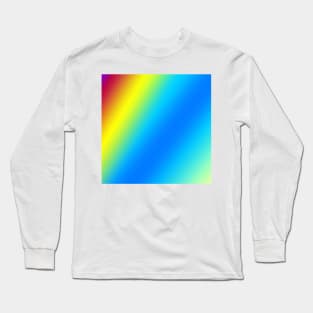 red blue green abstract texture background Long Sleeve T-Shirt